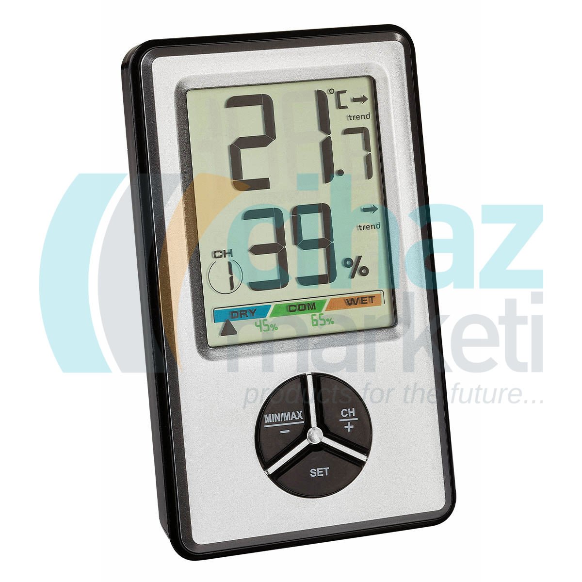 TFA 30.5045.54 Sıcaklık ve Nem Ölçer (Kalibre Edilebilir)
