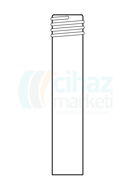 Çalışkan Cam Teknik LG003.03.0018 Vida Uçlu Cam Boru Vida Ölçüsü 18 GL , Boru Dış Çapı 16 mm