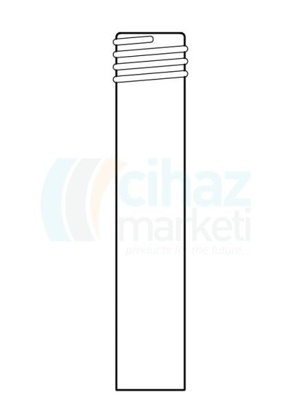 Çalışkan Cam Teknik LG003.03.0018 Vida Uçlu Cam Boru Vida Ölçüsü 18 GL , Boru Dış Çapı 16 mm