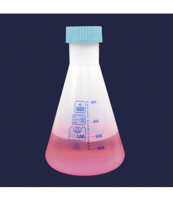 ISOLAB 028.03.500 erlen - P.P - vida kapaklı - 500 ml
