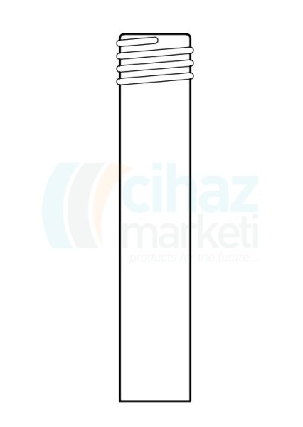 Çalışkan Cam Teknik LG003.03.0032 Vida Uçlu Cam Boru Vida Ölçüsü 32 GL , Boru Dış Çapı 28 mm