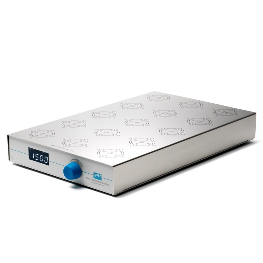 VELP MULTISTIRRER Digital 15 Bölmeli Manyetik Karıştırıcı