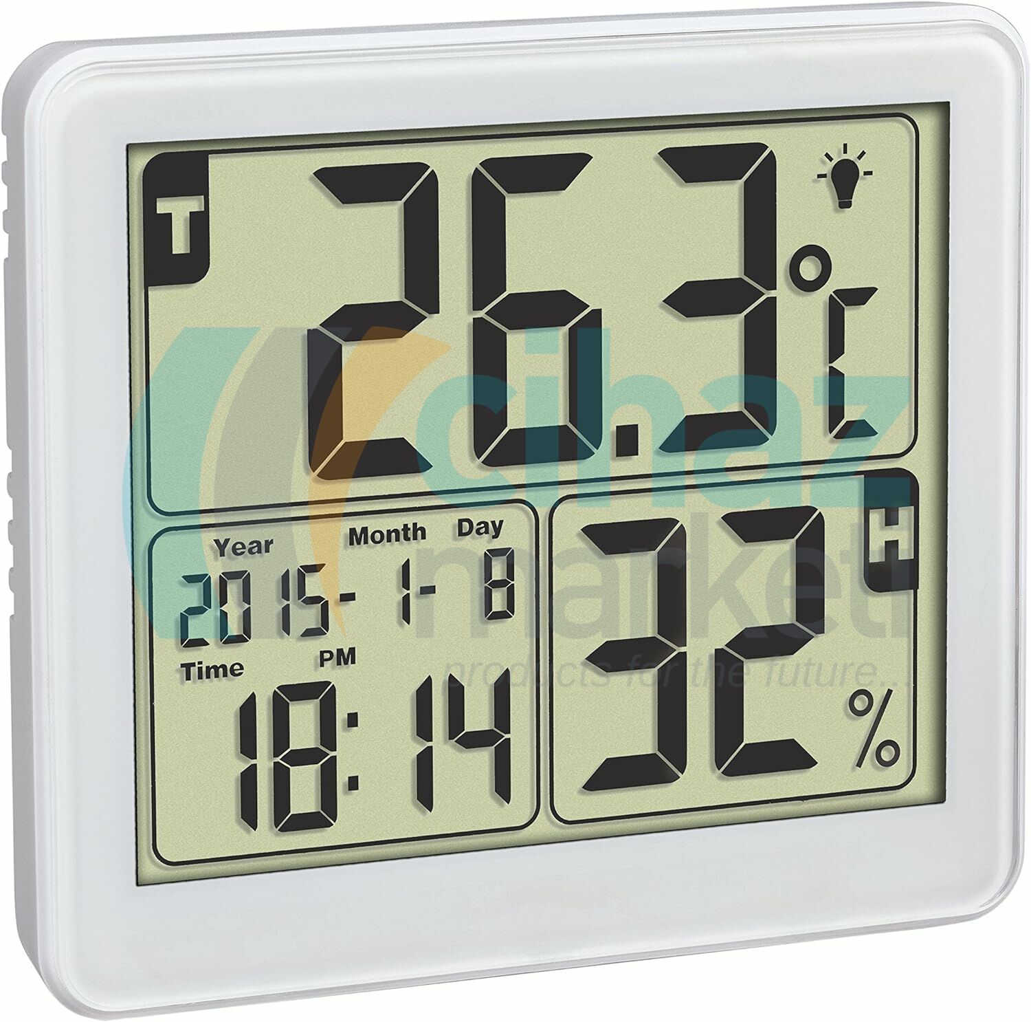 TFA 30.5042.02 Dijital Sıcaklık ve Nem Ölçer (Beyaz)