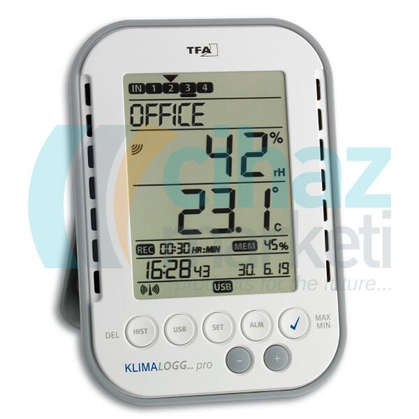 TFA 30.3039.IT 'Klimalogg Pro' Sıcaklık ve Nem Kayıt Cihazı