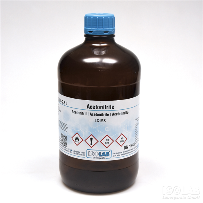ISOLAB 901.038.2501 ACETONITRILE  ≥ 99.9%, LC-MS