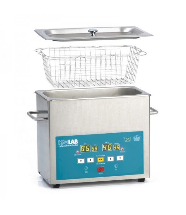 ISOLAB 621.05.010 banyo - ultrasonik - 10 lt