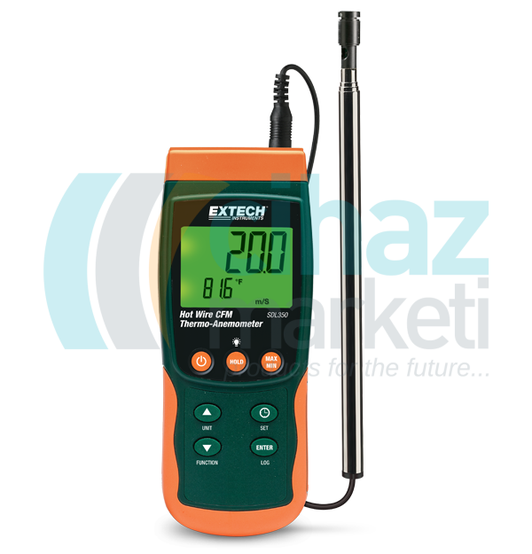 Extech SDL350 Hot Wire Anemometre Datalogger