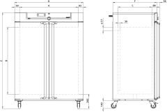 Memmert IF750 İnkübatör 749 L / +10 °C ~ +80 °C