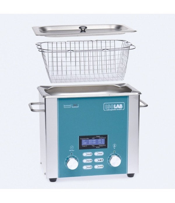 ISOLAB 621.06.003 banyo - ultrasonik - DEGASS fonksiyonlu - 3,0 lt