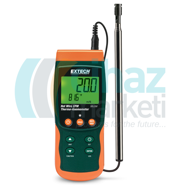 Extech SDL310 Hava Hızı Ölçüm ve Kayıt Cihazı