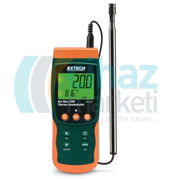 Extech SDL310 Hava Hızı Ölçüm ve Kayıt Cihazı