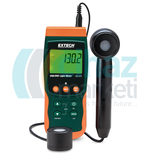 Extech SDL470 UVA/UVC Işık Ölçüm ve Kayıt Cihazı