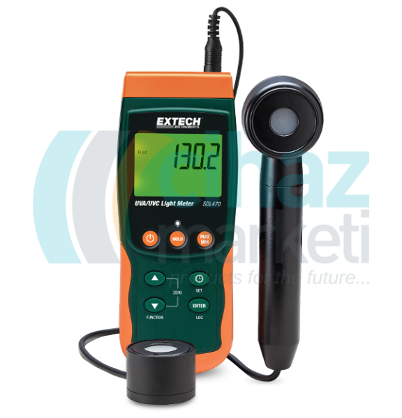 Extech SDL470 UVA/UVC Işık Ölçüm ve Kayıt Cihazı