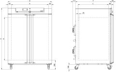 Memmert IPP1060eco Peltier Soğutmalı İnkübatör 1060 L / 0 °C ~ +70 °C