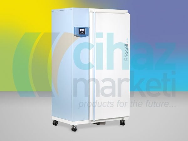 MMM Medcenter Friocell 404 - ECO line Soğutmalı İnkübatör, 404 LT, Fan Sirkülasyon, 0 ~ 100C,  Eco Kontrolcü, 2 Standart Raf