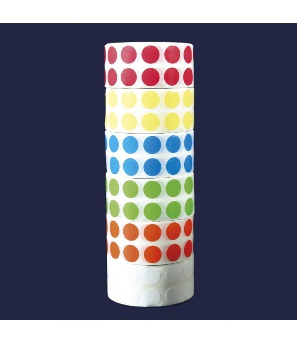 ISOLAB 099.05.025 etiket - 50 ml tüpler için - 25 mm çap - beyaz