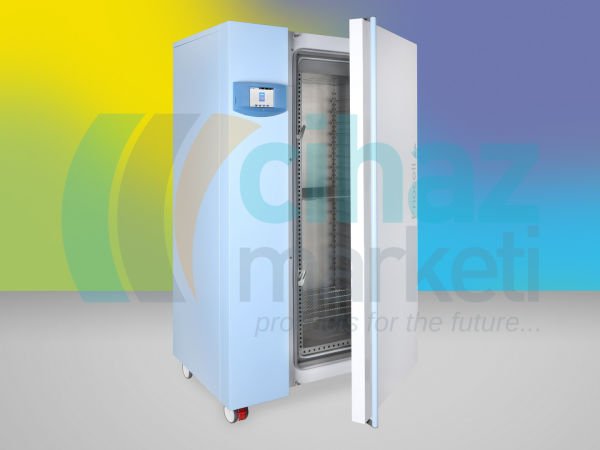 MMM Medcenter Friocell 404 - EVO line Soğutmalı İnkübatör, 404 LT, Fan Sirkülasyon, 0 ~ 100C,  Evo Kontrolcü, 2 Standart Raf