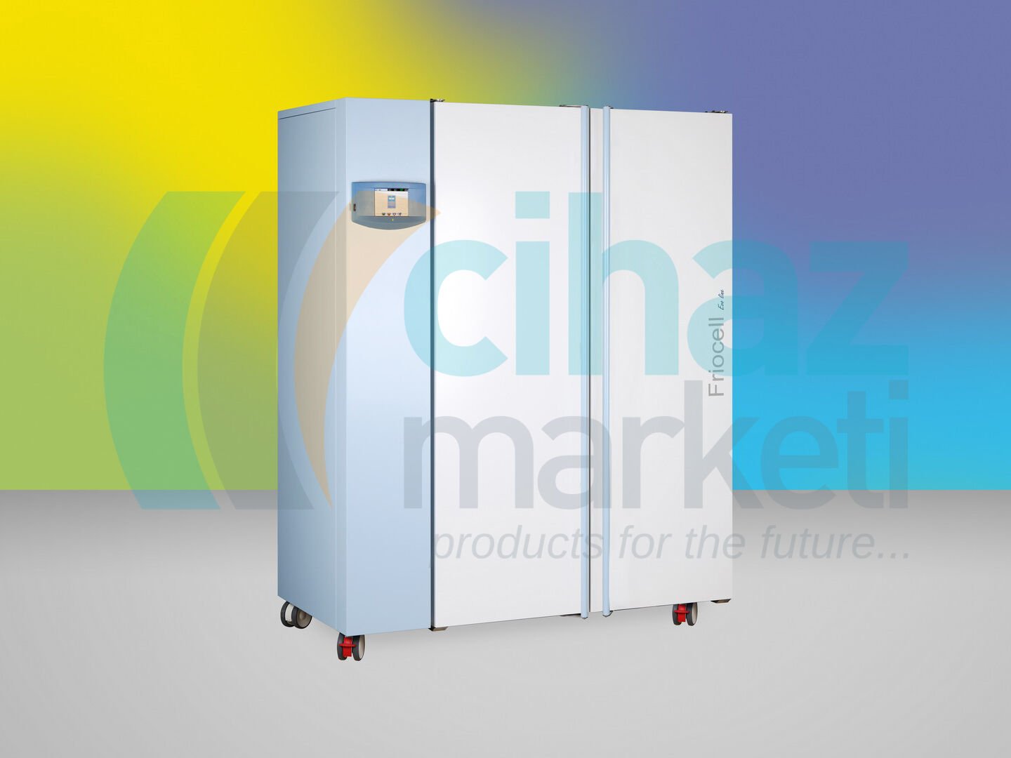 MMM Medcenter Friocell 707 - EVO line Soğutmalı İnkübatör, 707 LT, Fan Sirkülasyon, 0 ~ 100C, Evo Kontrolcü, 2 Standart Raf