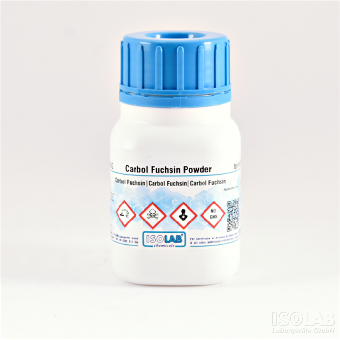ISOLAB 909.D01.0050 CARBOL FUCHSIN DYE POWDER, FOR MICROSCOPY
