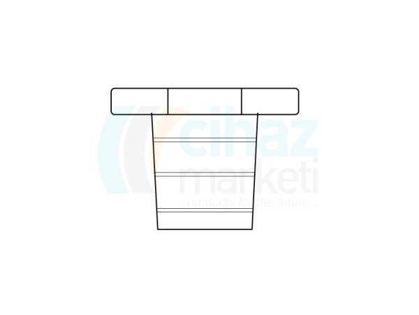 Çalışkan Cam Teknik LG005.03.2429 Plastik kapak, Altıgen başlı NS : 24/29