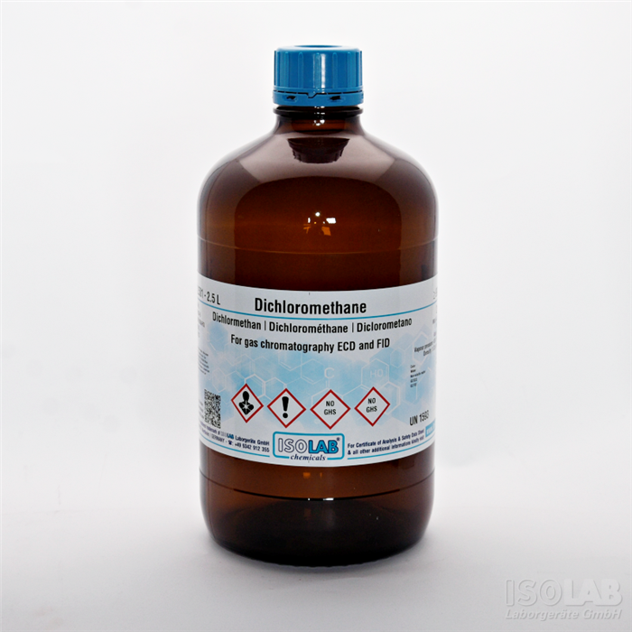 ISOLAB 914.014.2501 DICHLOROMETHANE ≥ 99.8%, FOR GAS CHROMATOGRAPHY ECD AND FID
