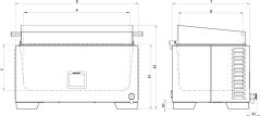 Memmert WTB15 Su Banyosu 17 L / +5 °C ~ +100 °C