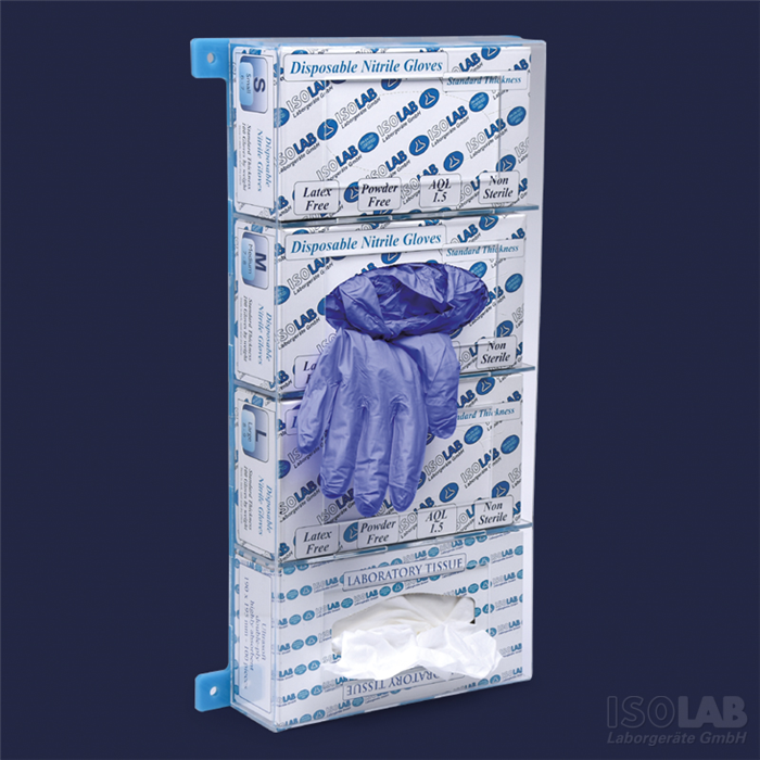 ISOLAB 080.05.001 dispenser kutusu - standart eldiven için