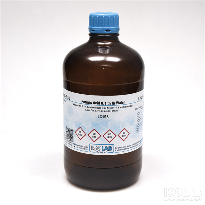 ISOLAB 923.048.2501 FORMIC ACID 0.1% IN WATER, LC-MS