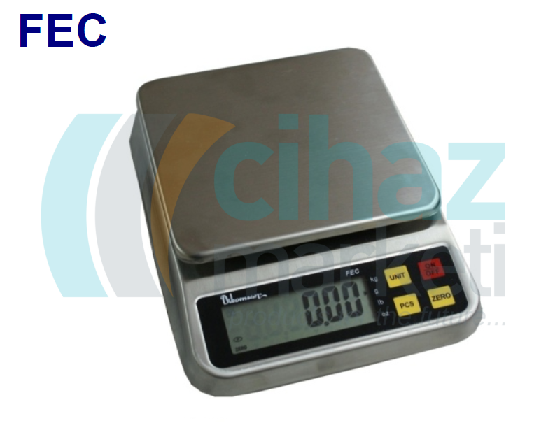 Dikomsan FEC-6 Paslanmaz Tartım Terazisi 6 kg / 0,2 g
