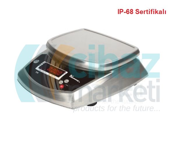 Dikomsan SW-6 Paslanmaz Tartım Terazisi 6 kg / 0,5 g
