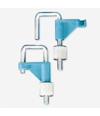 ISOLAB 052.15.010R hortum kıskacı - vidalı - max.10 mm boru çapı için - kırmızı