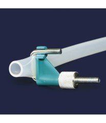 ISOLAB 052.15.020R hortum kıskacı - vidalı - max.20 mm boru çapı için - kırmızı