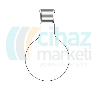 Çalışkan Cam Teknik LG006.02.1405 Balon,Tek Boyunlu, DY 250 ml Hacim, NS: 14.5/23