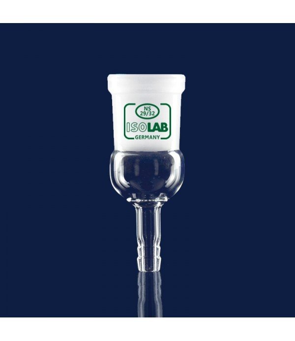 ISOLAB 065.26.029 adaptör - düz - musluksuz - çap 10 mm - dişi şilif : NS 29/32