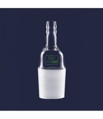 ISOLAB 065.22.029 adaptör - nozül - düz - musluksuz -çap 10 mm - erkek şilif : NS 29/32