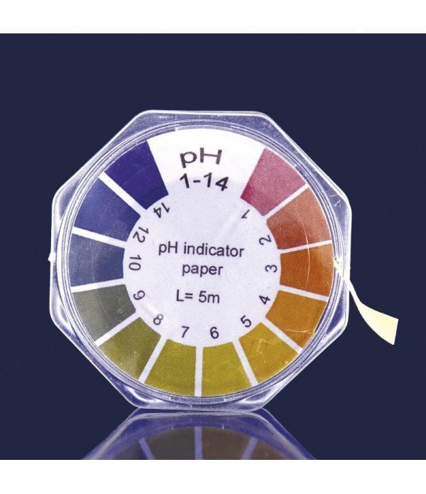 ISOLAB 101.02.002 pH kağıdı - 14 pH - rulo