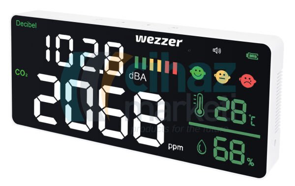 Levenhuk Wezzer Air PRO CN20 Hava Kalitesi Kirlilik Monitörü
