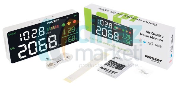 Levenhuk Wezzer Air PRO CN20 Hava Kalitesi Kirlilik Monitörü