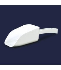 ISOLAB 037.35.500W kürek - P.S - dibi düz - kapaksız - 500 ml - beyaz