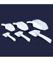 ISOLAB 037.36.025W kürek - P.S - dibi düz - kapaklı - 25 ml - steril - beyaz