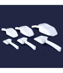 ISOLAB 037.36.100W kürek - P.S - dibi düz - kapaklı - 100 ml - steril - beyaz