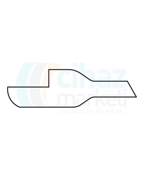 Çalışkan Cam Teknik LG024.01.0003 Tartım Kaşığı 3 ml Hacim, 82 mm Uzunluk