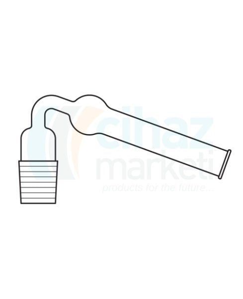 Çalışkan Cam Teknik LG024.03.1423 Kurutma Tüpü, Yatık Tip NS: 14.5/23