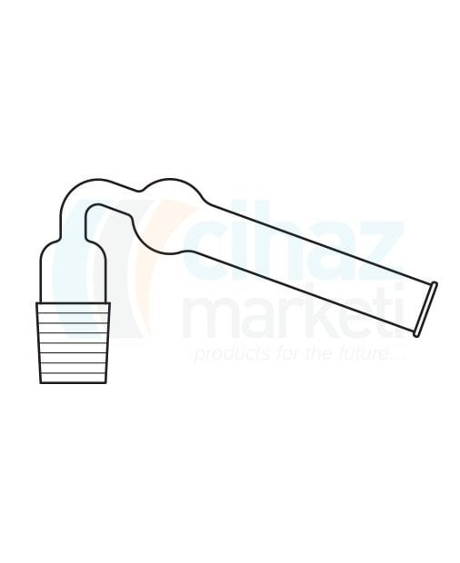 Çalışkan Cam Teknik LG024.03.2932 Kurutma Tüpü, Yatık Tip NS: 29/32