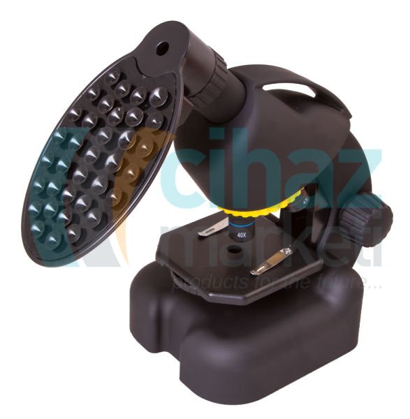 Bresser National Geographic 40–640x Mikroskop, Akıllı Telefon Adaptörlü