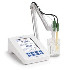 HANNA Laboratuvar Araştırma Sınıfı Masaüstü pH/mV/ISE ve EC/TDS/Tuzluluk/Rezistivite Ölçer