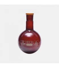 ISOLAB 030.12.901 balon - dibi yuvarlak - amber - şilifli - 1000 ml - NS29/32