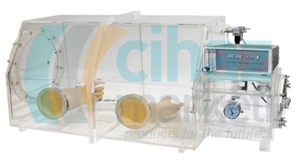AVB-HP Acrylic Glove Box (Otomatik Nem ve Basınç Kontrollü)