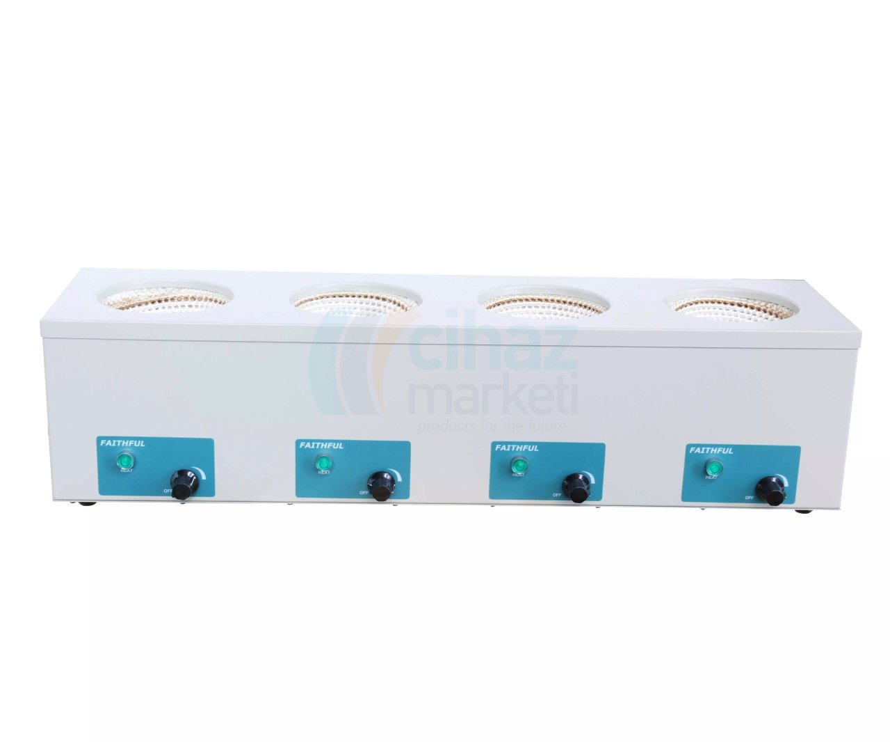 Faithful 98-V-B Çoklu Balon Isıtıcı-Soxhlet Isıtıcı-Isıtıcı Manto 4x100 mL