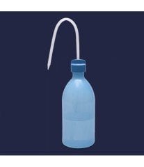 ISOLAB 062.05.05B piset - P.E - dar boyun - 500 ml - mavi